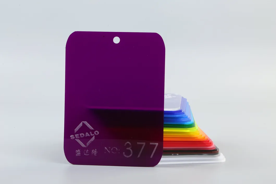 Purple Cast Acrylic Board