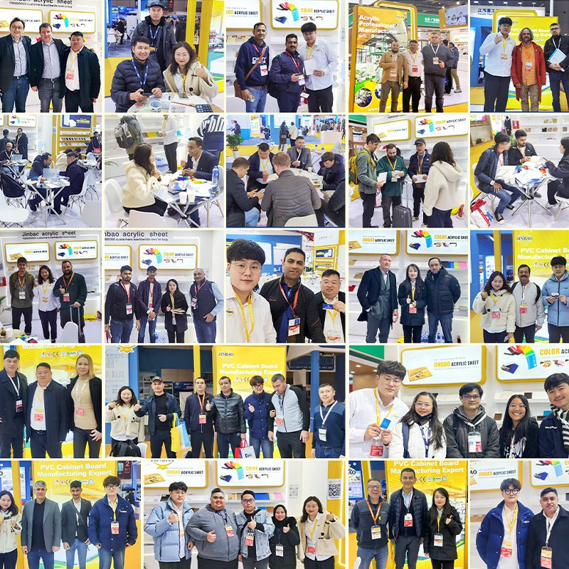 Glass Custom 50mm Mica Two Tone Stripe 4X8 FT PMMA Acrylic Board