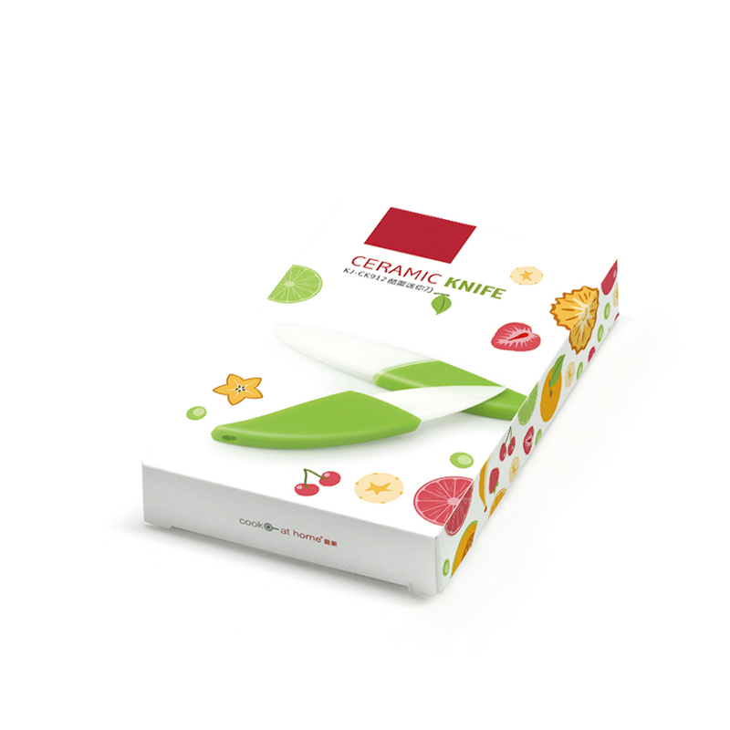 Mini Parer Knife Paring Knife Beak Paring Knife with Green ABS Handle