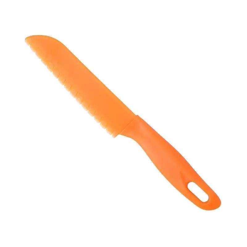 Saw Tooth Cutter Plastic Fruit Knife Safe Kitchen Knife Kids Chef for Bread Lettuce Toddler Cooking Knives Children Paring Knives