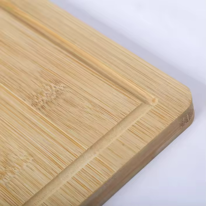 Custom Double Sided Bamboo Wood Kitchen Cutting Chopping Board for Fruits &amp; Vegetables
