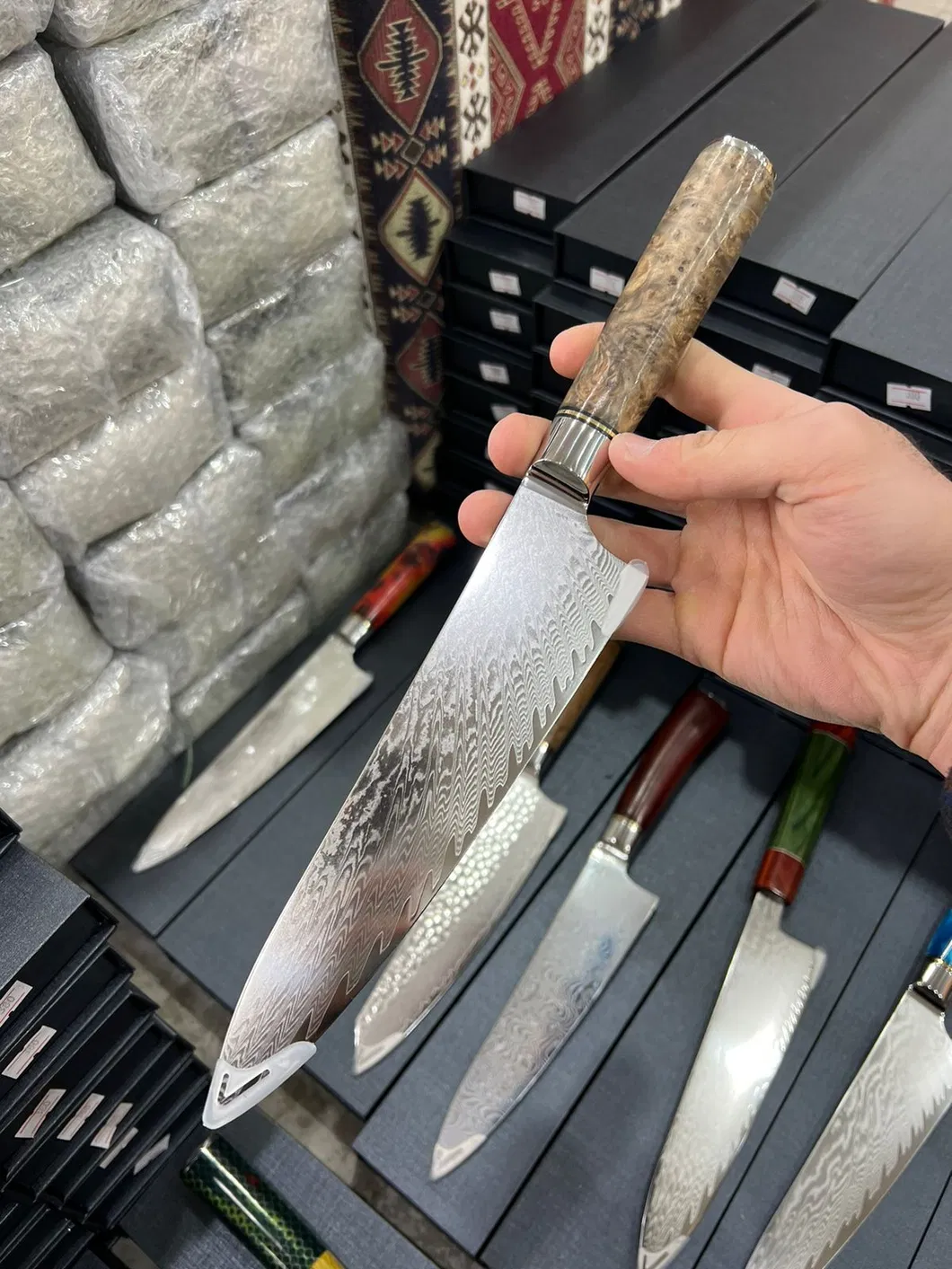 Damascus Chef Knife 5