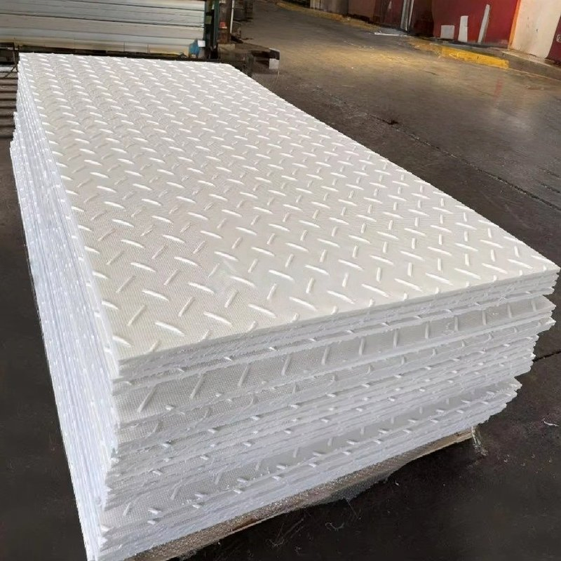 Car Parking Truck Custom Cutting Flexible HDPE UHMWPE Composite Ground Mat PE Plastic Grass Protection Road Mat