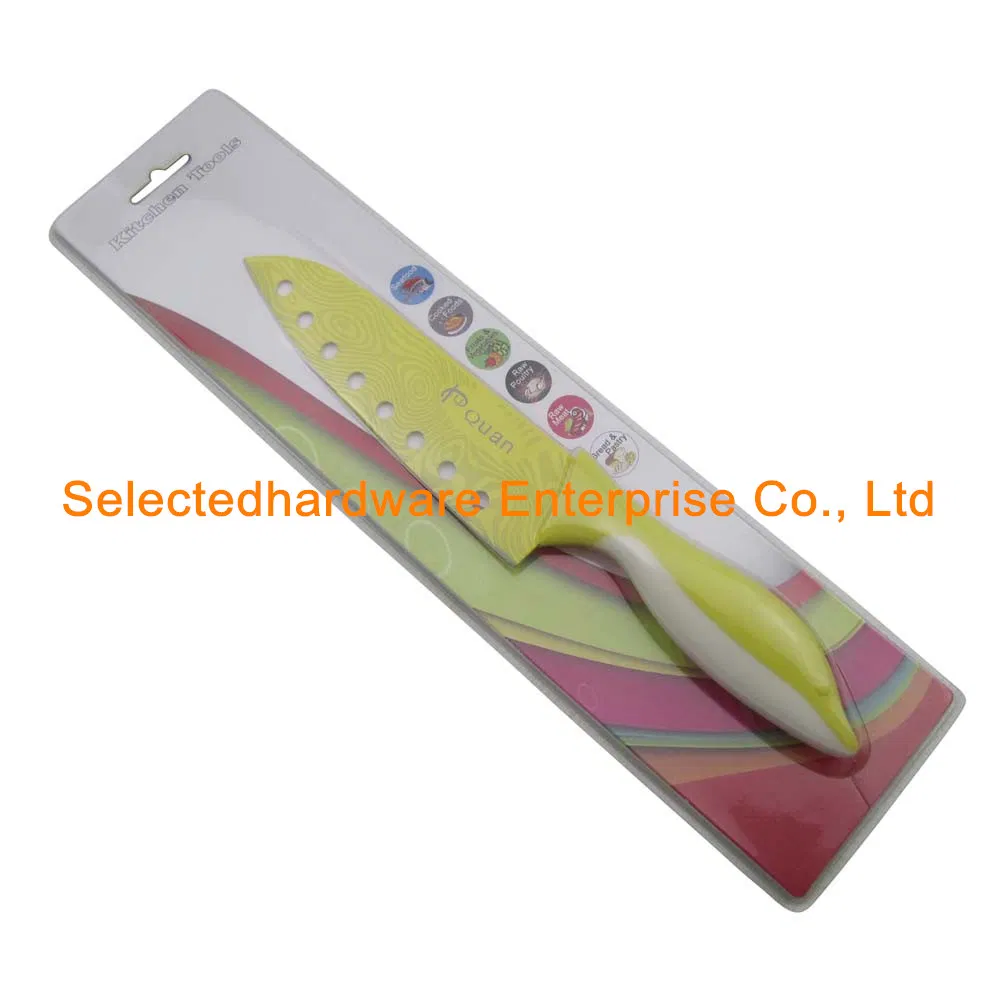 6 Inch Non-Stick Coating Santoku Knife