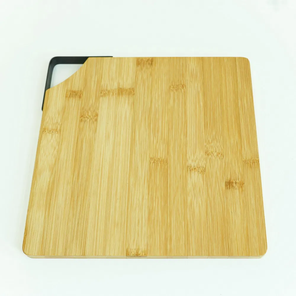 Multifunctional Smart Double Sided Bamboo Cutting Board Set of 2 with Handle