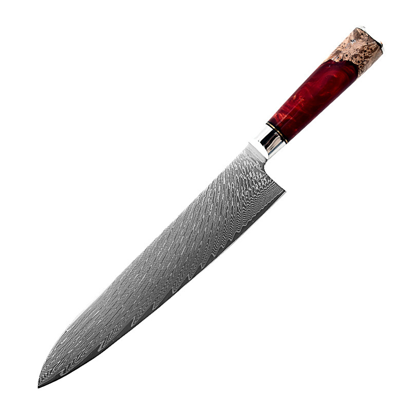 Premium Damascus Steel Chef's Knife Set for Culinary Enthusiasts