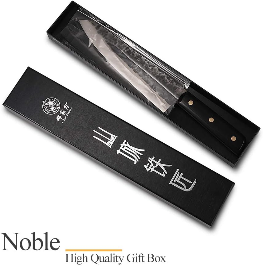 Ds-2529 Santoku Knife Stainless Steel Kitchen Knife Set Full Tang Handle Japanese Chef Knife