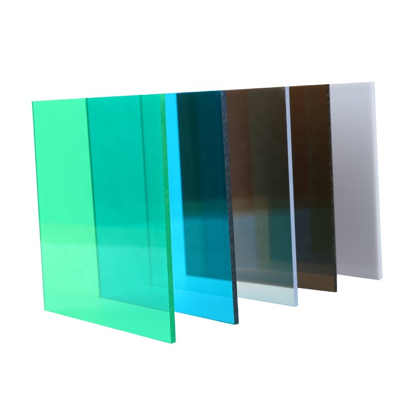 5mm 8mm 10mm Advertising Transparent White Organic Glass Color Cutting Board