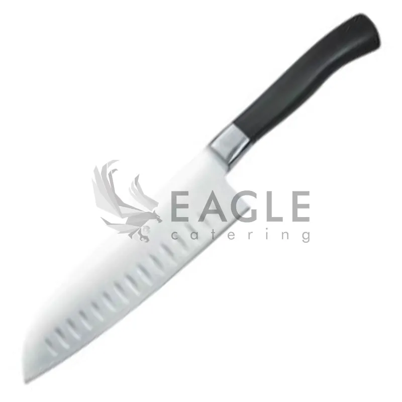 Forge Steel Corrugated Santoku Knife