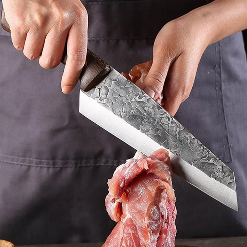 Japanese Knife Handmade Steel Kitchen Boning Knives Chef Slicing Knife