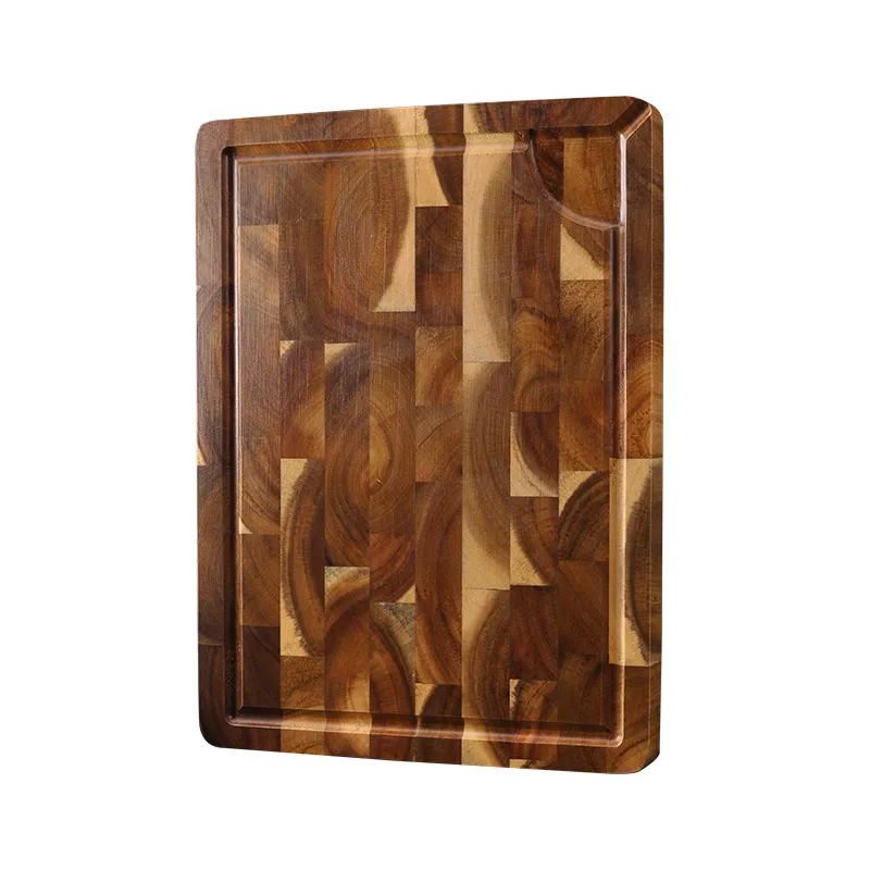 End Grain Wood Chopping Board View 1