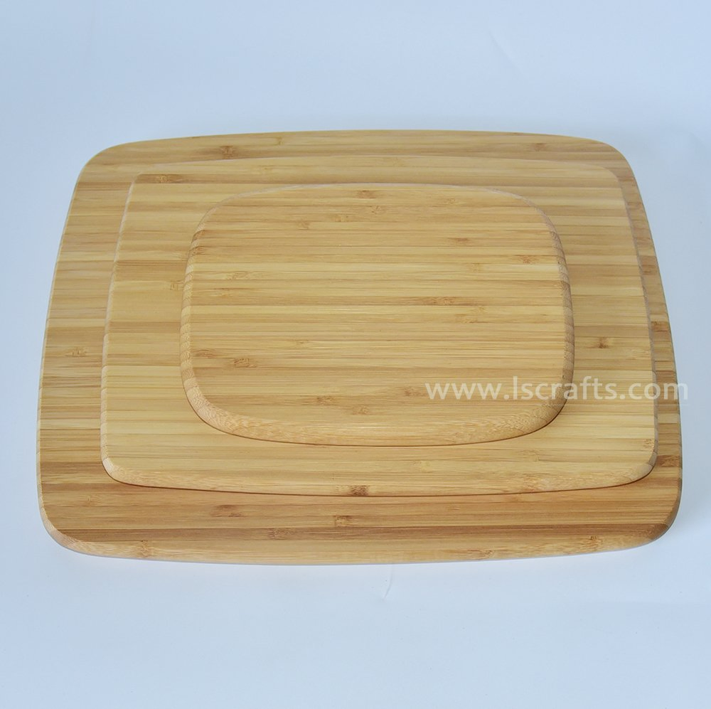 Eco-Friendly Bamboo Cutting Board Set for Kitchen Use