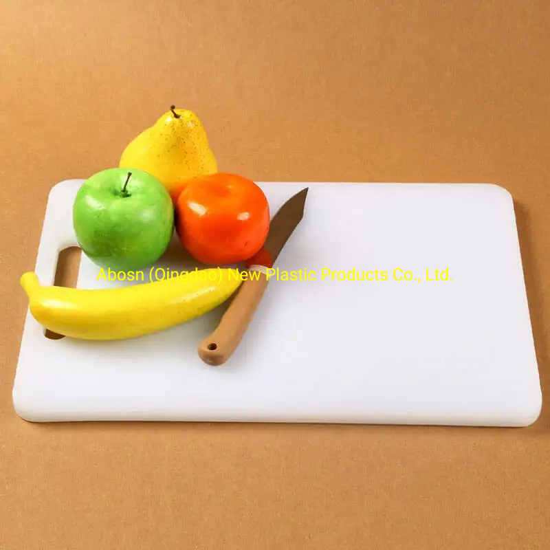 PE Chopping Board with Non-Slip Plug for Kitchen Use