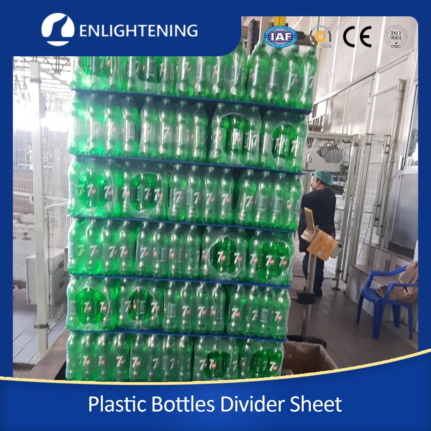 1220mmx2440mm Durable Corrugated PP Glass Beer Bottle Divider Layer Pads Polypropylene Bottle Divider Board for Beverage