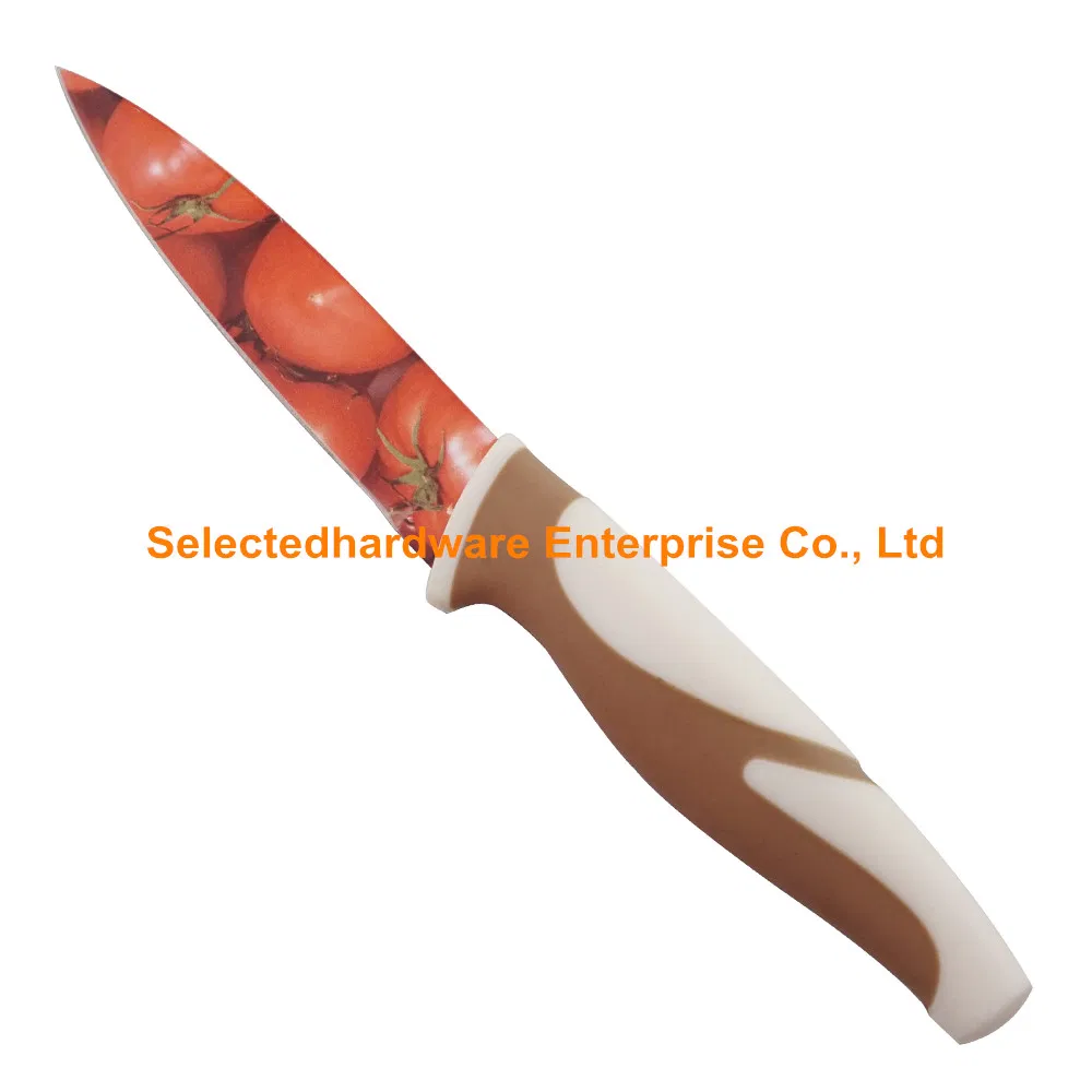 4.5 Inch Non-Stick Coating Utility Knife Fruit Paring Knife