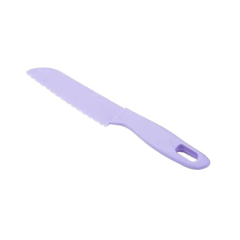 Saw Tooth Cutter Plastic Fruit Knife Safe Kitchen Knife Kids Chef for Bread Lettuce Toddler Cooking Knives Children Paring Knives