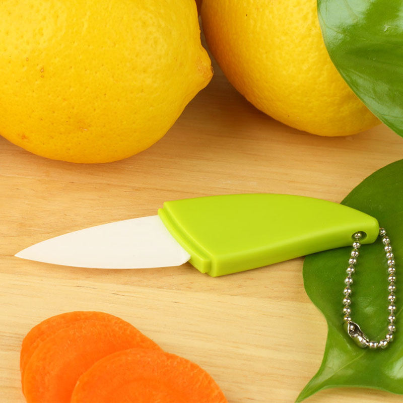 Mini Parer Knife Paring Knife Beak Paring Knife with Green ABS Handle