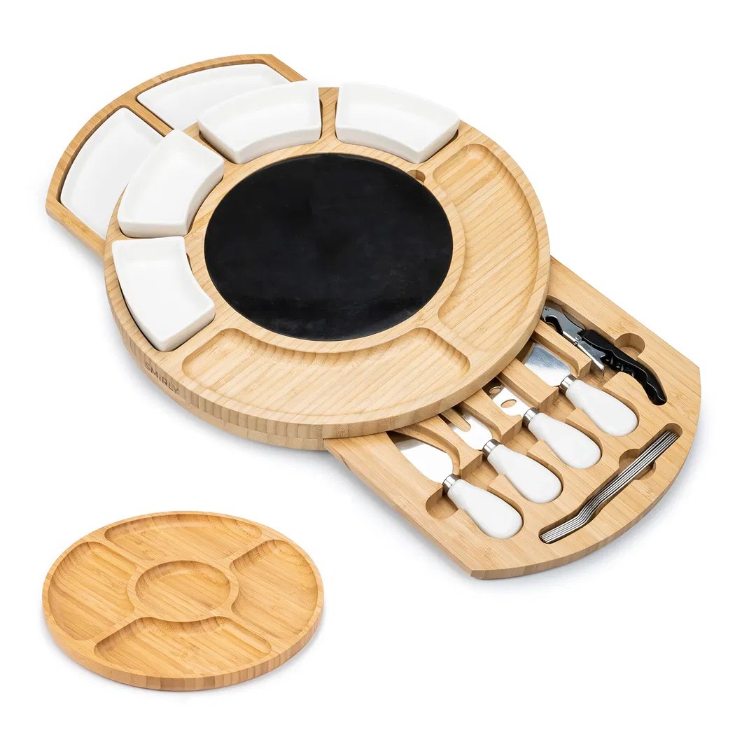 Bamboo Cheese Board Detail 3