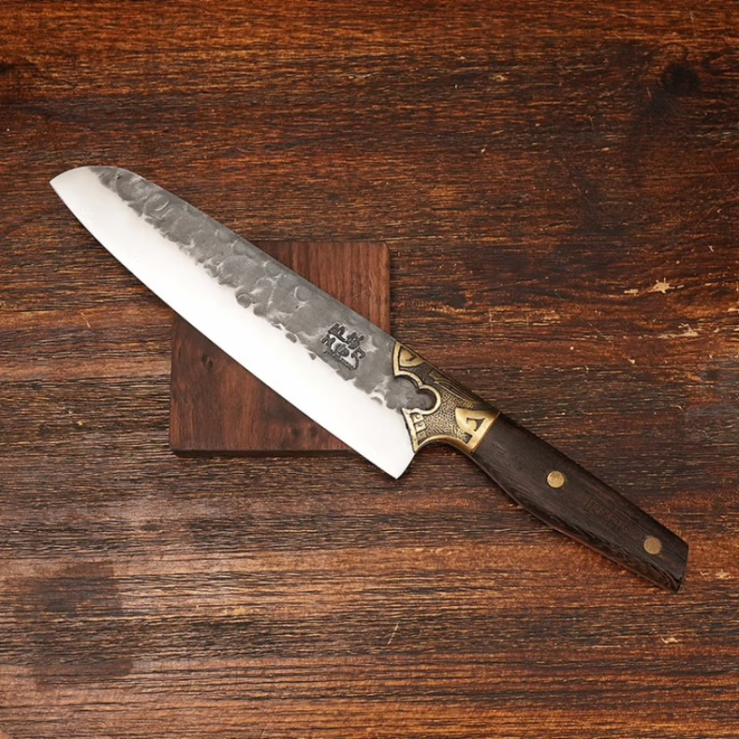 Ds-2595 Santoku Knife Wholesale Custom Japanese Kitchen Knives Wood Handle Good Price