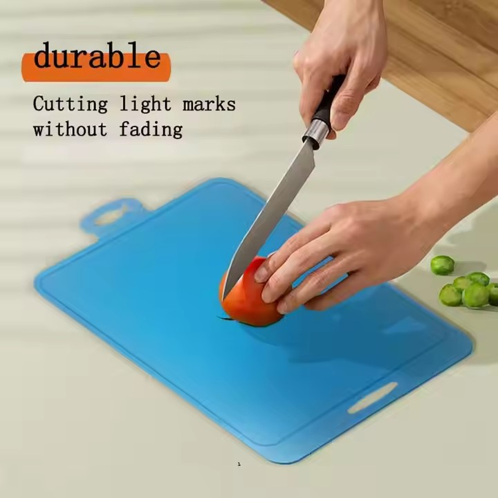 Reusable Flexible Baby Food Cutting Board Non-Slip Chopping Board