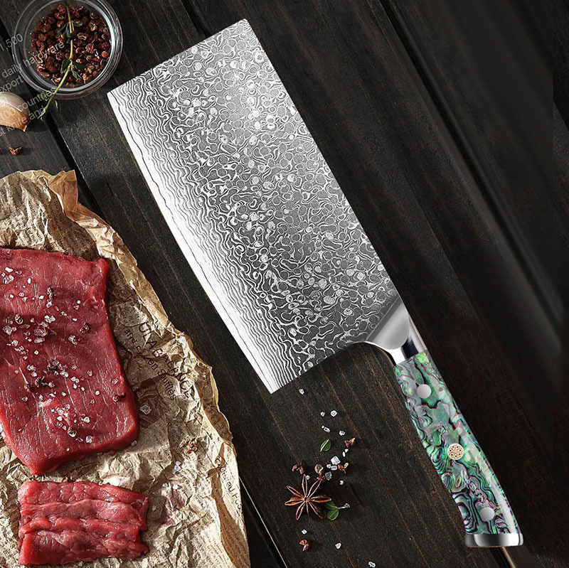 Premium Vg10 Damascus Steel Kitchen Knife Set for Chefs