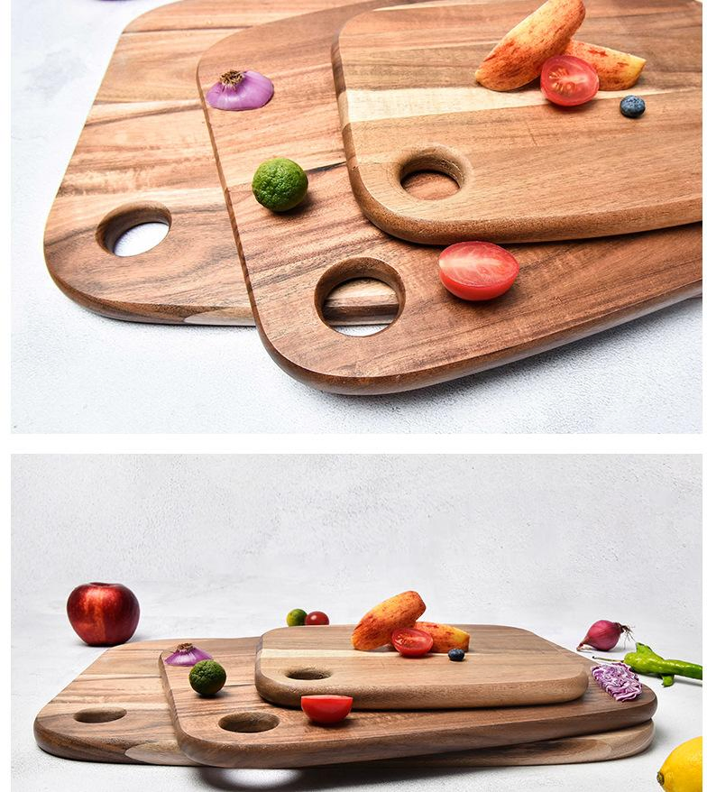 Acacia Wood Cutting Board for Cutting Fruits Vegetables and Meat