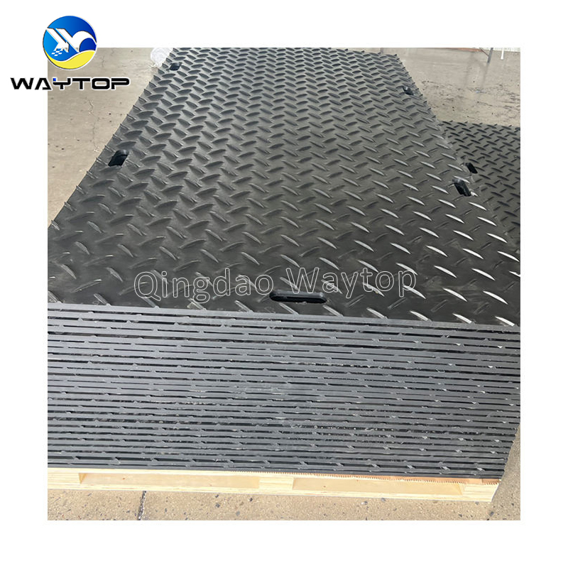 Thermoplastic Ground Protection Mats Flexible Polymer Road Mats
