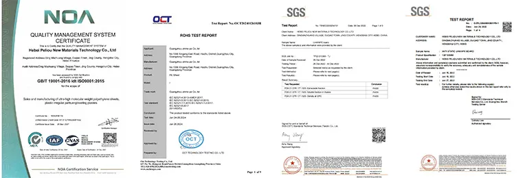 Product Certifications