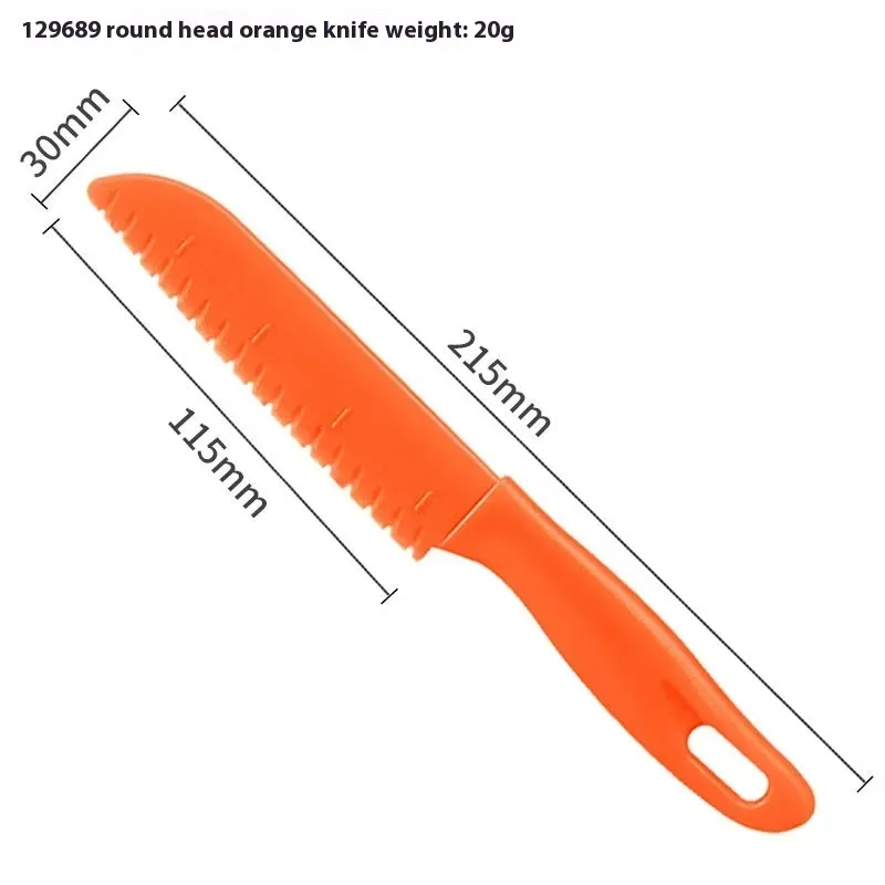 Safe Kids Knife Plastic Fruit Sawtooth Cutter