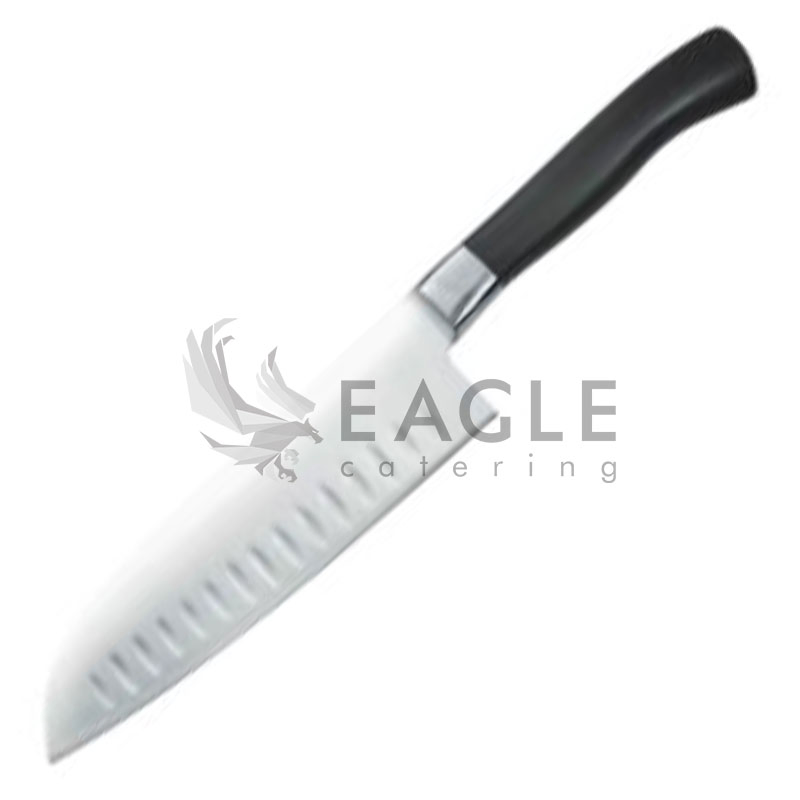 Forge Steel Corrugated Santoku Knife