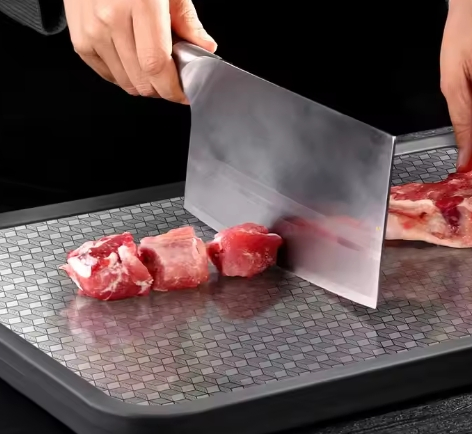 Marble Antibacterial Non-Slip Knife-Proof Fruit Plastic Chopping Board Stainless Steel