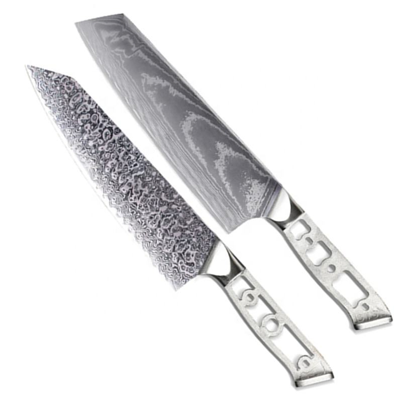 Wholesale Knife Making Blades Vg-10 Aus-10 Steel 67 Layers 73 Layers Damascus Chef Knife Blades