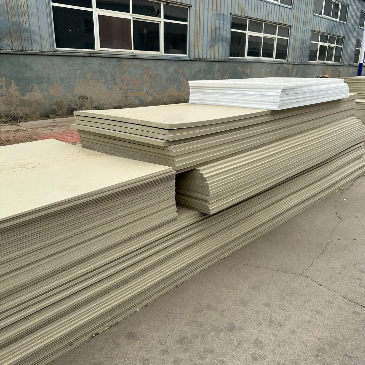 Food Grade Smooth Processing Cutting Board, Rigid PP Plastic Board