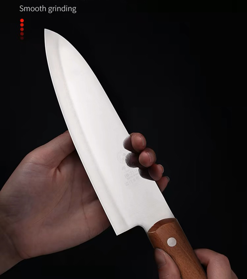 Ds-2575 Dengjia New Arrivals 7 Inch Santoku Knife 70cr17 Stainless Steel Cleaver with Rosewood Handle Kitchen Knife Japanese Chef Knife