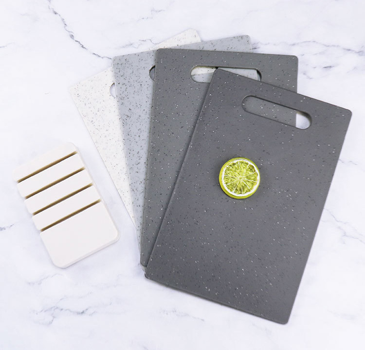 Wholesale Double-Sided Pet Cutting Board Set Non-Slip with Holder for Kitchen Home Use-for Meat Chopping