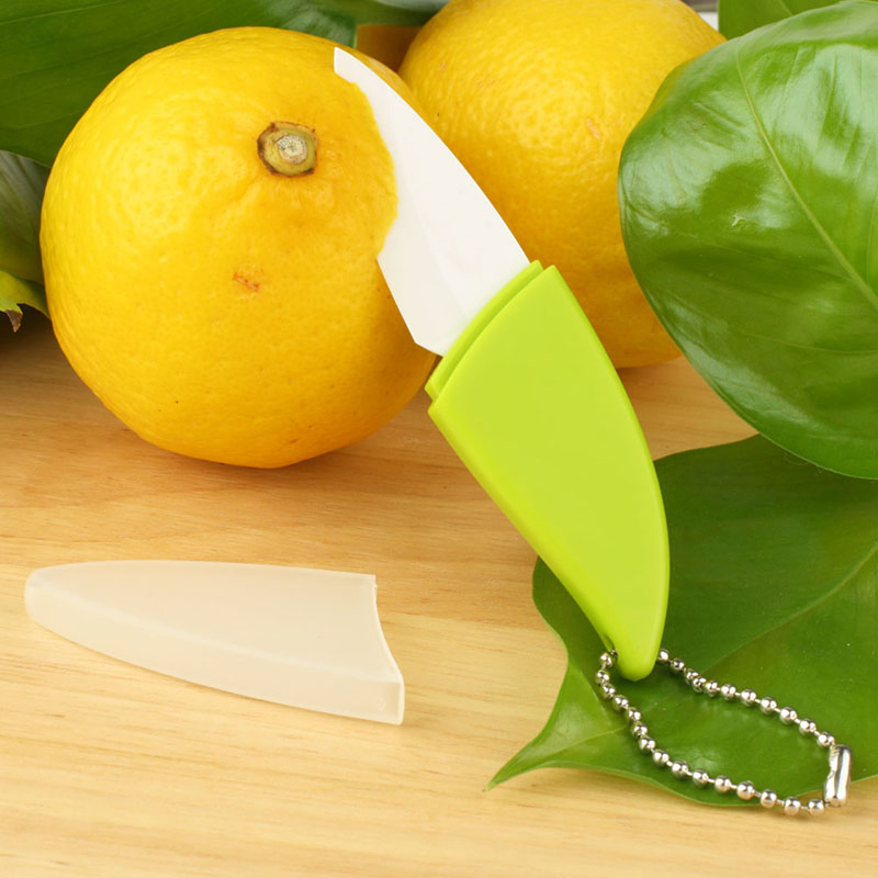 Mini Parer Knife Paring Knife Beak Paring Knife with Green ABS Handle