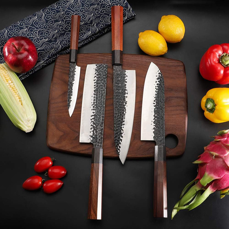 Ds-2643 Japanese Knife Hand-Forged Santoku Knife Professional Chef Knife Factory Wholesale