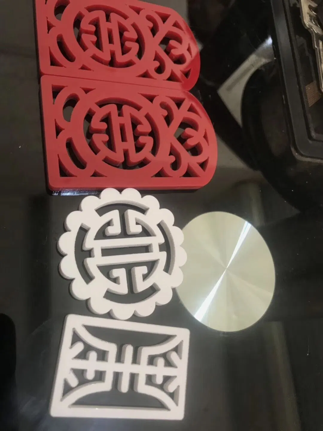 Colored Acrylic Mirror Panel Organic Glass Gold Mirror Silver Mirror Reflective Reflection Black and White Board Single and Double-Sided PS Board Cutting