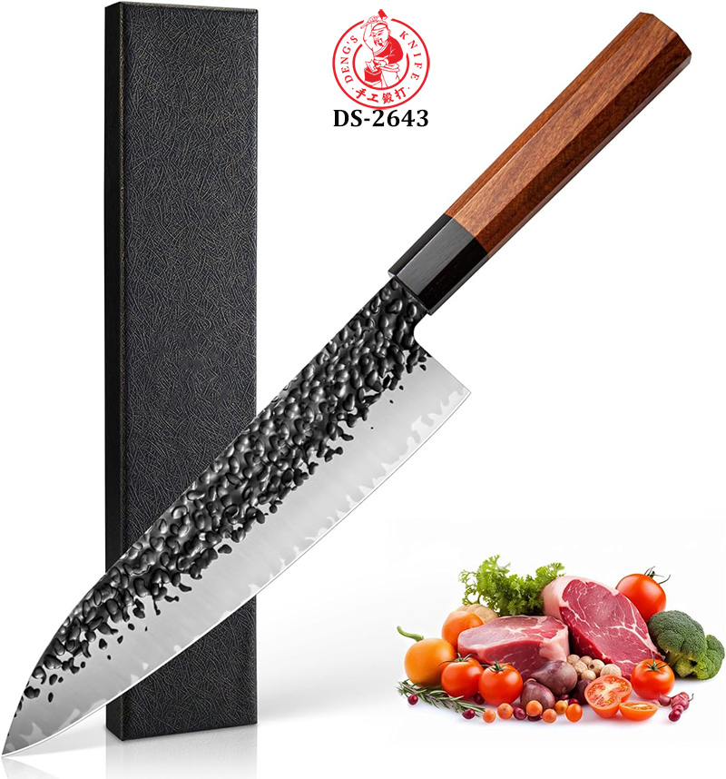 Ds-2643 Japanese Knife Hand-Forged Santoku Knife Professional Chef Knife Factory Wholesale