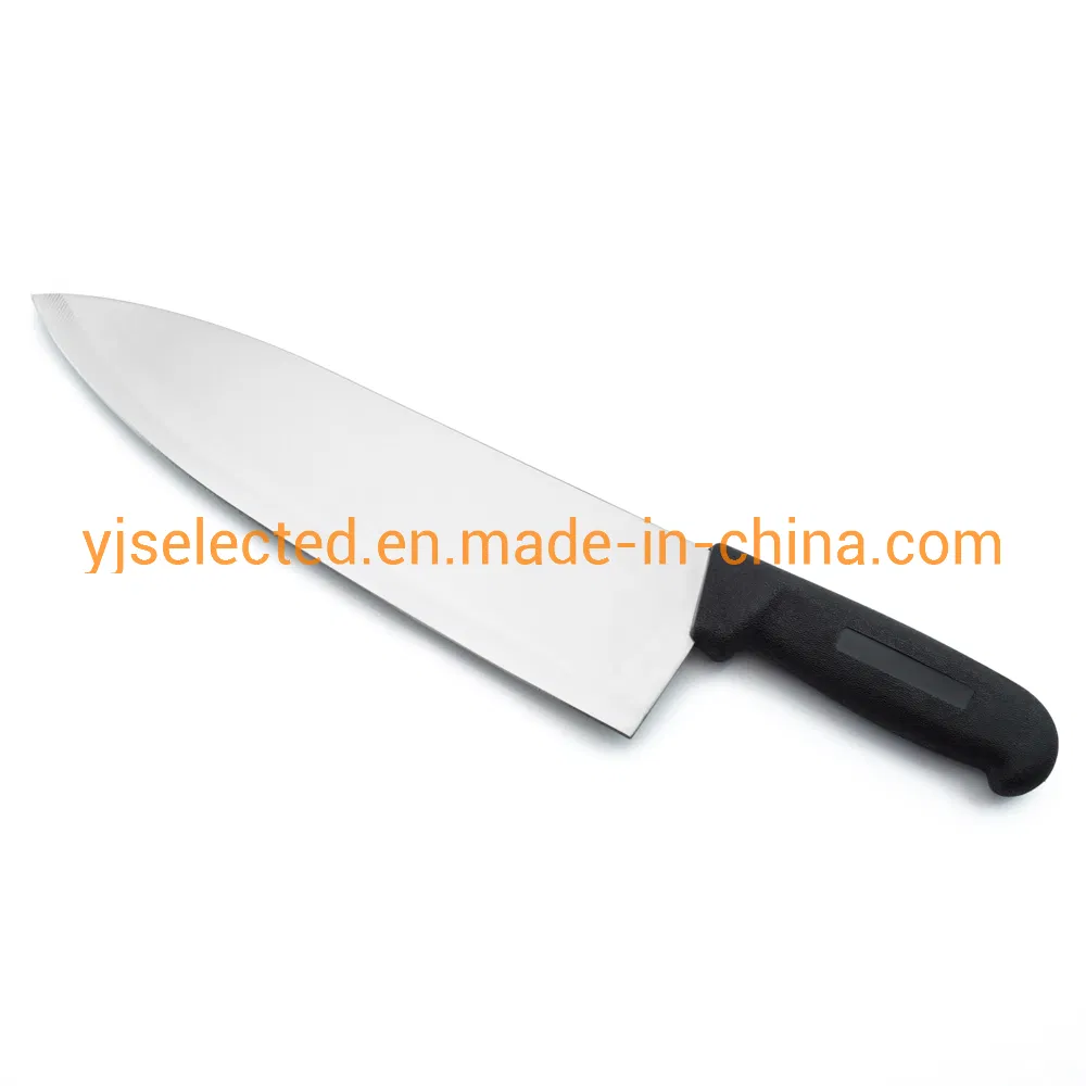 10 Inch Stainless Steel Sharp Chef Knife with Black PP Handle