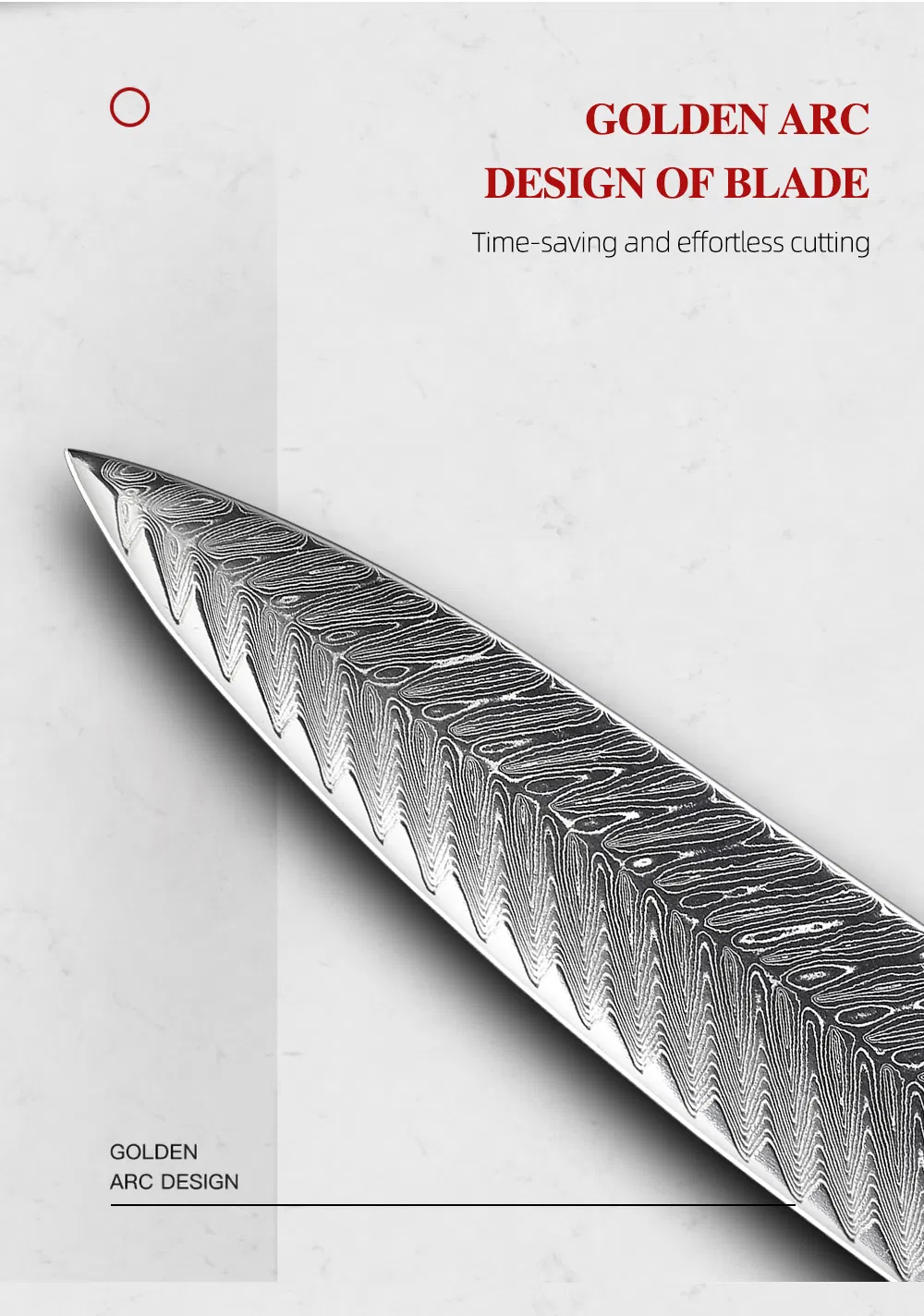 Damascus Santoku Knife 6