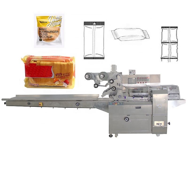 ECHO Automatic Horizontal Small Cookies Biscuit Packing Machine Biscuit Pillow Cookies Wafer Biscuit Packing Machine