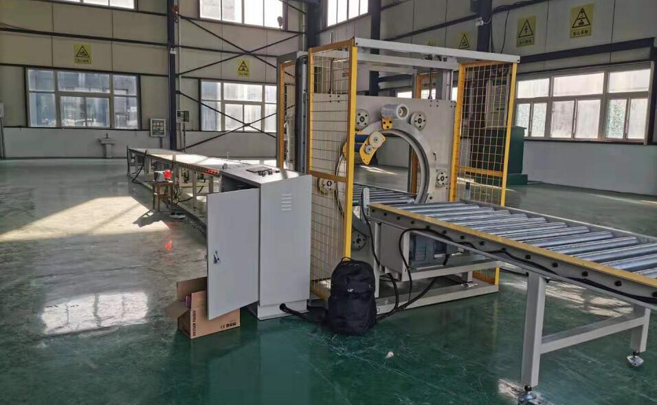 Fully Automatic Horizontal Orbital Door/Panel Stretch Film Wrapping Wrapper Machine with CE