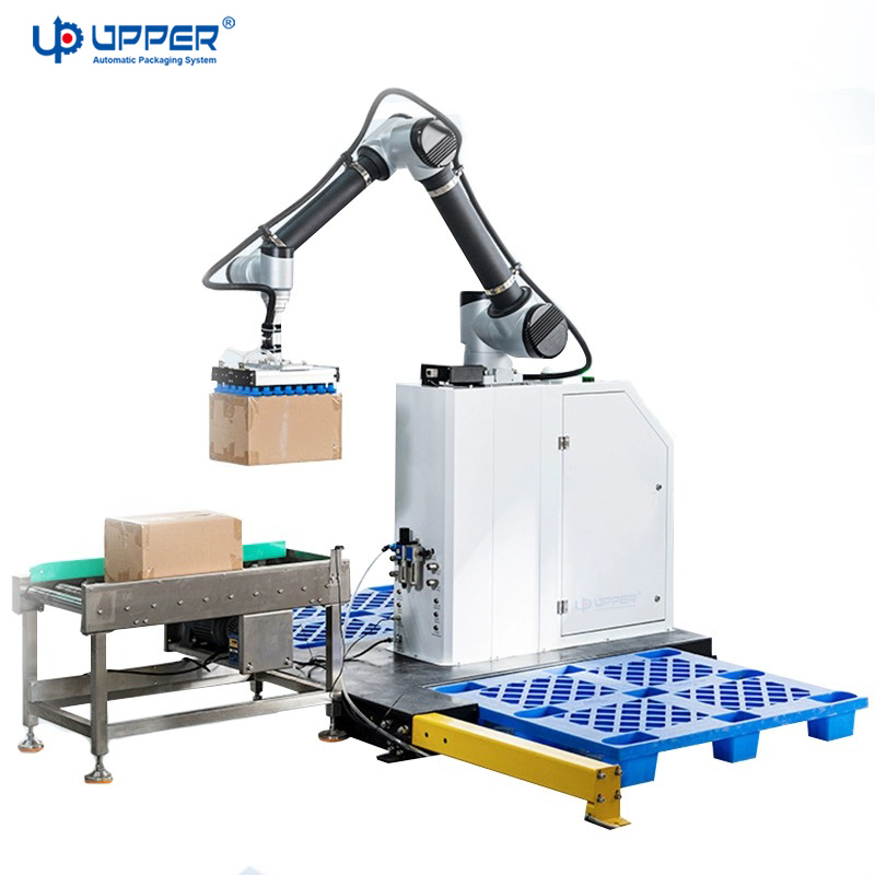 AI Electric Robot Packing Machine Foil Packaging Chemical Competitive Price Motor Box Stacking Pallet Loading