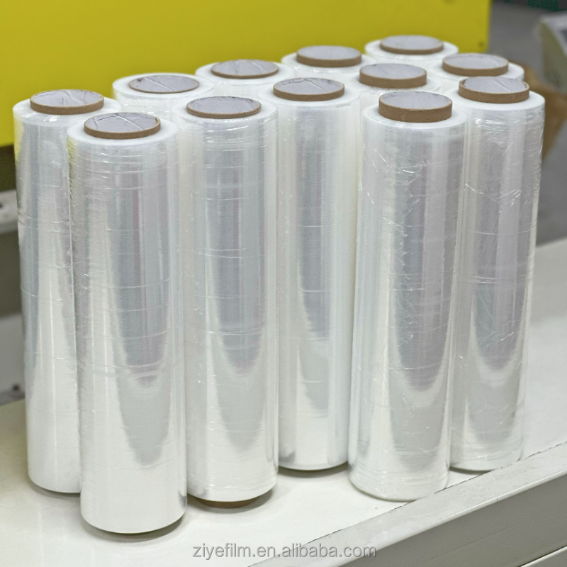 50cm LLDPE Stretch Film 23m Thick Machine Grade Protective Film Pallet Packaging For Logistics Storage