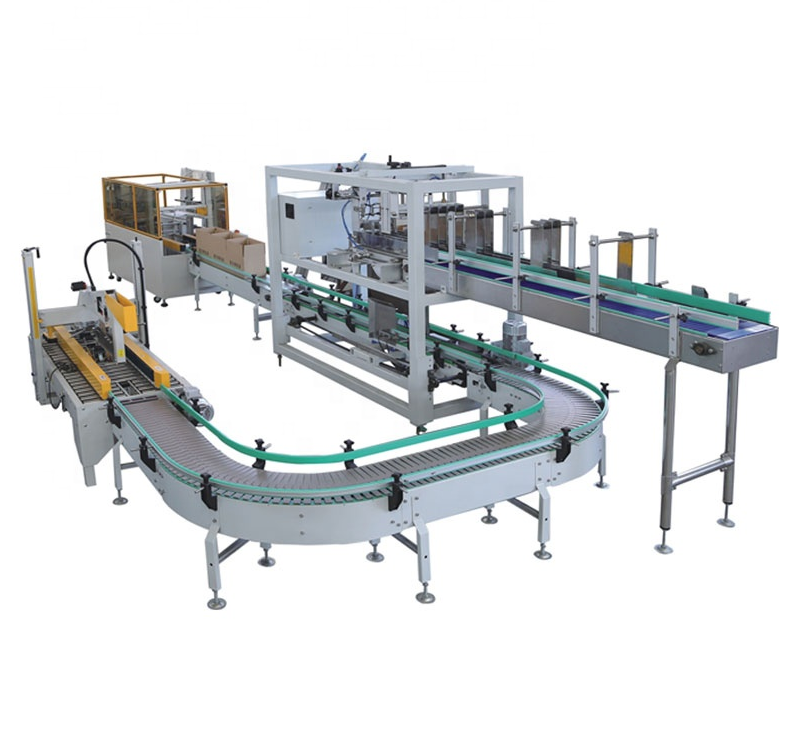 China Automatic Food Bottles Drop Down Type Carton Box Case Packer Machine Factory,Jars Drop Carton Packing Machine Manufacturer