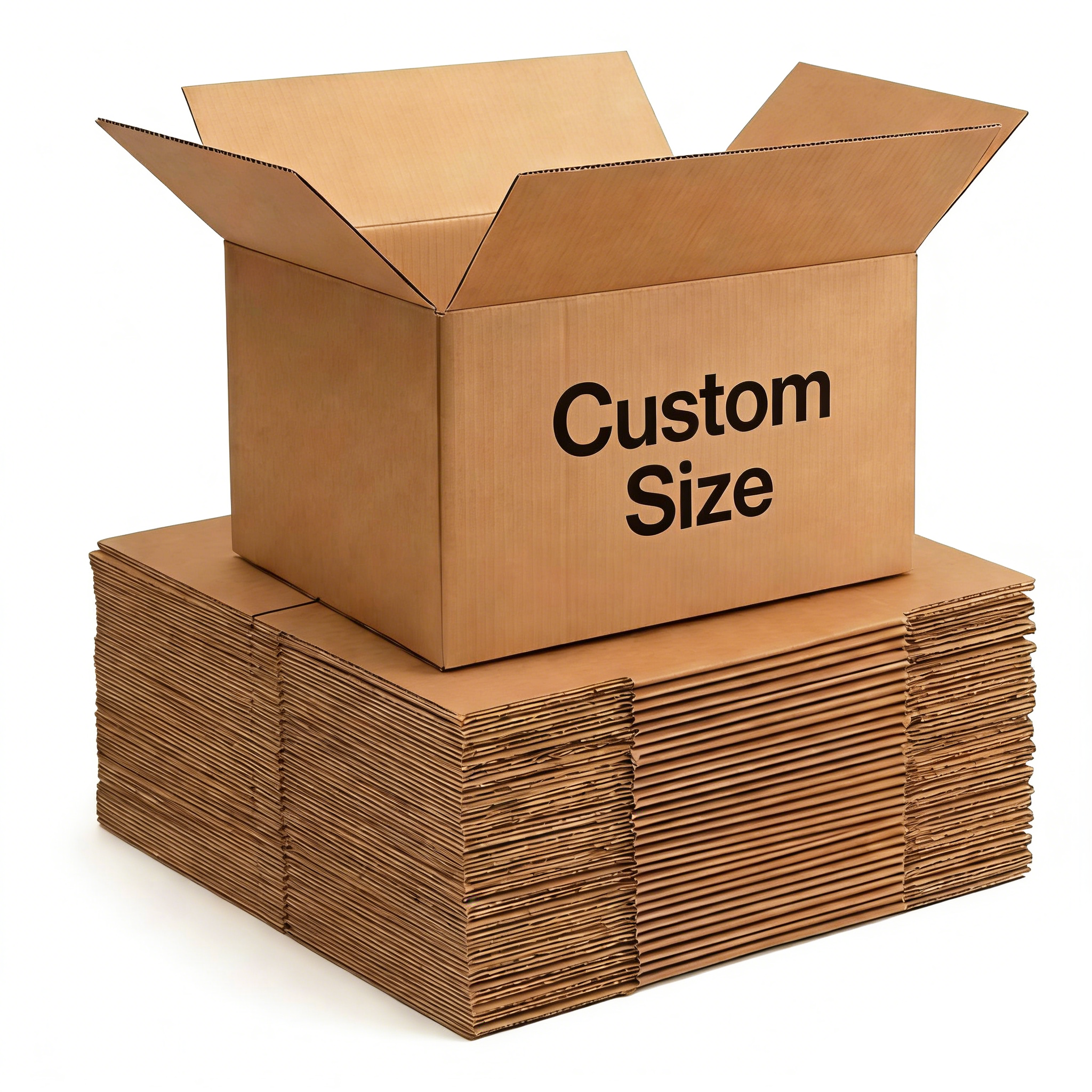 Custom Double Wall Corrugated Shipping Box Brown Strong Moving Storage Carton Packaging Cardboard Boxes For Brand Packaging