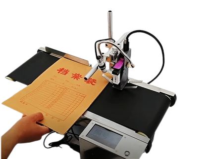 Online Portable 4.3 Inch Touch Screen Inkjet Label Printer System with Continuous Coding Date/Lot &amp; Bar Code Encoding