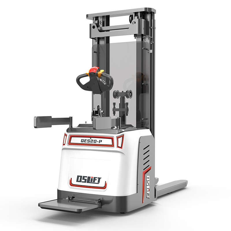 New High-quality QSLIFT Electric Pallet Stacker Forklift 2 Ton for Factories Warehouses Logistics Restaurants Retail