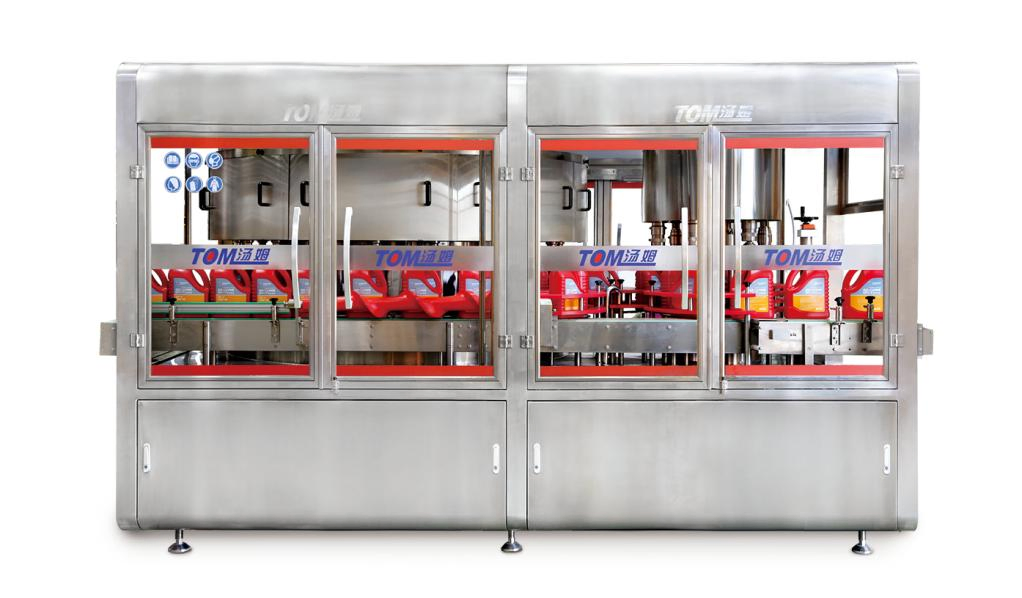 Advanced Automated Lubricant Packaging System for 1-5L Containers